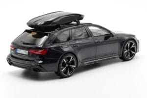 Audi RS6 C8 Avant Mythos Preto Com Teto de Carbono Asia Edition GT Spirit 1:18 CLDC007 Resina - imagem 2 de 6