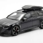 Audi RS6 C8 Avant Mythos Preto Com Teto de Carbono Asia Edition GT Spirit 1:18 CLDC007 Resina