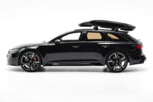 Audi RS6 C8 Avant Mythos Preto Com Teto de Carbono Asia Edition GT Spirit 1:18 CLDC007 Resina - imagem 3 de 6