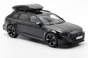 Audi RS6 C8 Avant Mythos Preto Com Teto de Carbono Asia Edition GT Spirit 1:18 CLDC007 Resina - imagem 4 de 6