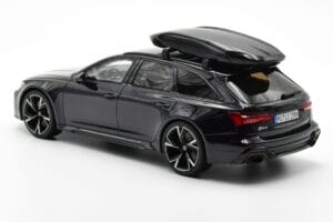 Audi RS6 C8 Avant Mythos Preto Com Teto de Carbono Asia Edition GT Spirit 1:18 CLDC007 Resina - imagem 5 de 6
