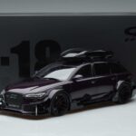 Audi RS6 C7 Avant Com Body Kit Roxo GT Spirit 1:18 GT864 Resina - image 6 of 6