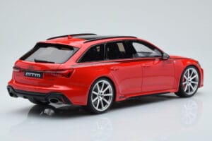 Audi RS6 MTM C8 Avant Tango Vermelho GT Spirit 1:18 GT432 Resina - imagem 2 de 6