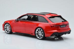 Audi RS6 MTM C8 Avant Tango Vermelho GT Spirit 1:18 GT432 Resina - imagem 5 de 6