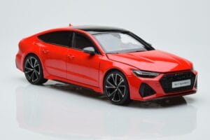 Audi RS7 C8 Sportback Vermelho Kengfai 1:18 VAKF-0332 Resina - imagem 5 de 7