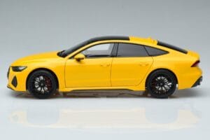 Audi RS7 C8 Sportback Amarelo Vossen Rims Edição Limitada Kengfai 1:18 VAKF-0335 Metal - imagem 5 de 8
