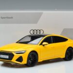 Audi RS7 C8 Sportback Amarelo Vossen Rims Edição Limitada Kengfai 1:18 VAKF 0335 Metal - image 8 of 8