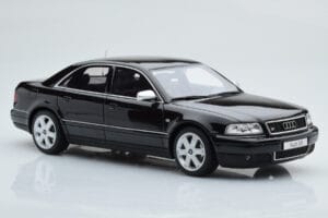 Audi S8 D2 Preto Otto 1:18 OT082 Resina - imagem 4 de 6