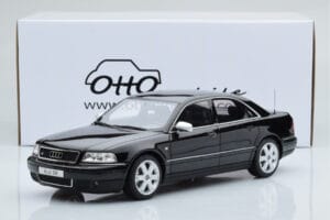 Audi S8 D2 Preto Otto 1:18 OT082 Resina - imagem 6 de 6