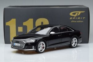 Audi S8 D5 Mythos Preto Asia Edition GT Spirit 1:18 CLDC019 Resina - imagem 6 de 6