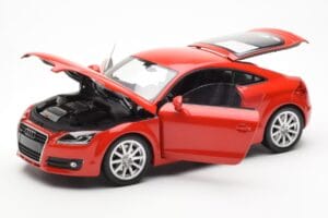Audi TT 8J Vermelho Metálico Minichamps 1:18 100015021 Metal - imagem 2 de 8