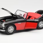 Austin-Healey 3000 Mk I Spider Preto Vermelho Kyosho 1:18 08141KR - image 2 of 8