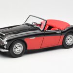 Austin-Healey 3000 Mk I Spider Preto Vermelho Kyosho 1:18 08141KR