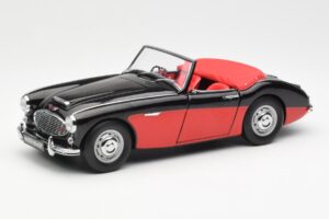 Austin-Healey 3000 Mk I Spider Preto Vermelho Kyosho 1:18 08141KR