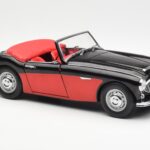 Austin-Healey 3000 Mk I Spider Preto Vermelho Kyosho 1:18 08141KR - image 6 of 8