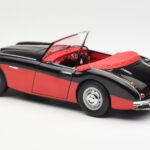 Austin-Healey 3000 Mk I Spider Preto Vermelho Kyosho 1:18 08141KR - image 7 of 8