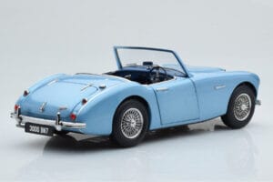 Austin-Healey 3000 Mk1 BN7 Azul Kyosho 1:18 08149HBL Metal - imagem 4 de 8