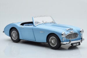Austin-Healey 3000 Mk1 BN7 Azul Kyosho 1:18 08149HBL Metal - imagem 6 de 8