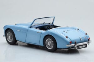 Austin-Healey 3000 Mk1 BN7 Azul Kyosho 1:18 08149HBL Metal - imagem 7 de 8