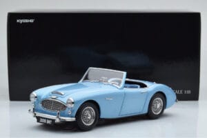 Austin-Healey 3000 Mk1 BN7 Azul Kyosho 1:18 08149HBL Metal - imagem 8 de 8
