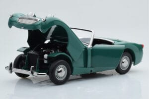 Austin-Healey Sprite Verde Kyosho 1:18 08953LG Metal - imagem 2 de 8