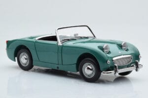 Austin-Healey Sprite Verde Kyosho 1:18 08953LG Metal - imagem 6 de 8
