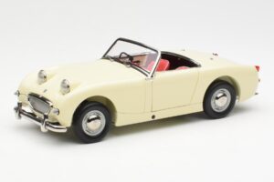Austin-Healey Sprite Mk I Open Old English Branco Kyosho 1:18 08953EW