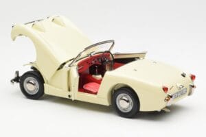 Austin-Healey Sprite Mk I Open Old English Branco Kyosho 1:18 08953EW Metal - imagem 5 de 8
