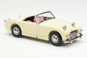Austin-Healey Sprite Mk I Open Old English Branco Kyosho 1:18 08953EW Metal - imagem 6 de 8