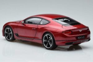 Bentley Continental GT Candy Vermelho Norev 1:18 182788 Metal - imagem 6 de 7