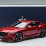 Bentley Continental GT Candy Vermelho Norev 1:18 182788 Metal - image 7 of 7