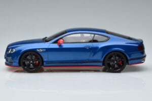 Bentley Continental GT Speed Black Edition Azul GT Spirit 1:18 KJ006 Resina - imagem 3 de 6