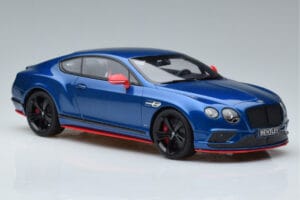 Bentley Continental GT Speed Black Edition Azul GT Spirit 1:18 KJ006 Resina - imagem 4 de 6