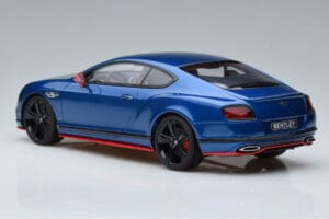 Bentley Continental GT Speed Black Edition Azul GT Spirit 1:18 KJ006 Resina - imagem 5 de 6