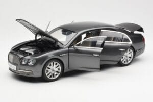 Bentley Flying Spur W12 Granite Cinzento Kyosho 1:18 08891GN Metal - imagem 2 de 8