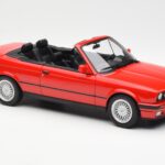 BMW 318i E30 Cabriolet Vermelho Norev 1:18 183210 - image 4 of 6
