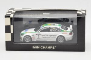 BMW 320si E90 BMW Team Germany #3 A. Farfus WTCC Curitiba Heat Winner 2007 Minichamps 1:43 400072603 Metal - imagem 4 de 4
