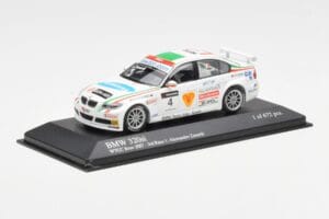 BMW 320si E90 BMW Team Italy Spain #4 A. Zanardi WTCC Brno 3rd Race 2007 Minichamps 1:43 400072604 Metal - imagem 2 de 4