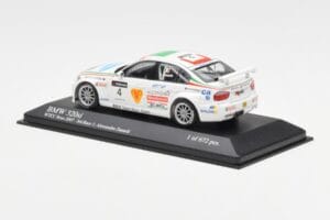 BMW 320si E90 BMW Team Italy Spain #4 A. Zanardi WTCC Brno 3rd Race 2007 Minichamps 1:43 400072604 Metal - imagem 3 de 4