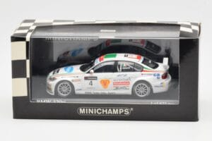 BMW 320si E90 BMW Team Italy Spain #4 A. Zanardi WTCC Brno 3rd Race 2007 Minichamps 1:43 400072604 Metal - imagem 4 de 4