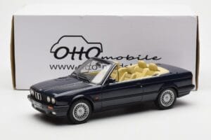 BMW 325i E30 Cabriolet Azul Otto 1:18 OT114 Resina - imagem 6 de 6