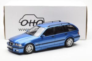BMW 328i E36 Touring M Package Azul Otto 1:18 OT358 Resina - imagem 6 de 6