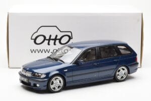 BMW 330i E46 Touring Azul Otto 1:18 OT251 Resina - imagem 6 de 6