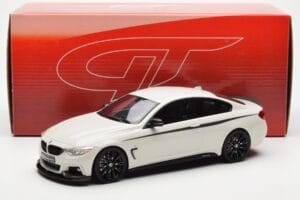BMW 435i F32 M Performance Package Branco GT Spirit 1:18 GT710 Resina - imagem 6 de 6
