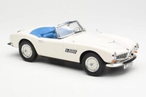 BMW 507 Roadster Branco Norev 1:18 183232 Metal - imagem 4 de 6