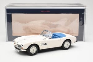 BMW 507 Roadster Branco Norev 1:18 183232 Metal - imagem 6 de 6