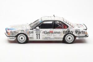 BMW 635 CSi E24 #11 D. Quester / M. Tassin / M. Heger 24 Hours of Spa 1986 AUTOart 1:18 80430145826 Metal - imagem 4 de 8