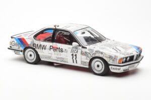 BMW 635 CSi E24 #11 D. Quester / M. Tassin / M. Heger 24 Hours of Spa 1986 AUTOart 1:18 80430145826 Metal - imagem 6 de 8