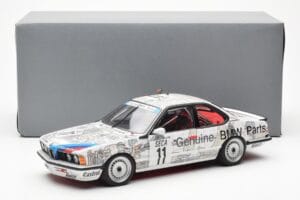 BMW 635 CSi E24 #11 D. Quester / M. Tassin / M. Heger 24 Hours of Spa 1986 AUTOart 1:18 80430145826 Metal - imagem 8 de 8