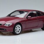 BMW 645Ci E63 Vermelho Escuro Kyosho 1:18 08701CR Metal